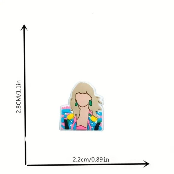 *NEW - 29 pcs* CUTE Taylor Swift Eras Movie Tour Shoe Charms for Your Crocs - Picture 8 of 9